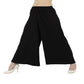 Lagi Women's Black Solid Palazzo (PLZ03A) | Swadesiicart