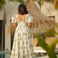 Aayaa Designer Printed Full Flared Gown - Multi Color