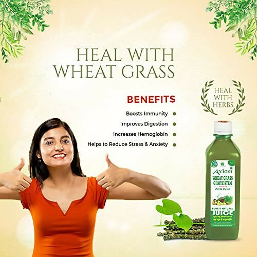 Axiom Wheat Grass Juice - Swadesiicart