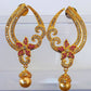 Pink CZ Designer Earrings - Mokshi Collections