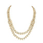 Gold-Polished Traditional Kundan Necklace Jewellery Set with Earrings & Maang Tikka for Women - Wahe Jewels - Swadesiicart