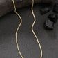 NVR Women's Set of 2 Silver & Gold Rhodium-Plated Minimal Chain | Swadesiicart