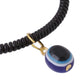 NVR Women & Men Black Evil Eye Spring Ring Rakhi With Roli Chawal - Swadesiicart