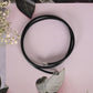 NVR Men Black Wraparound Bracelet - Swadesiicart