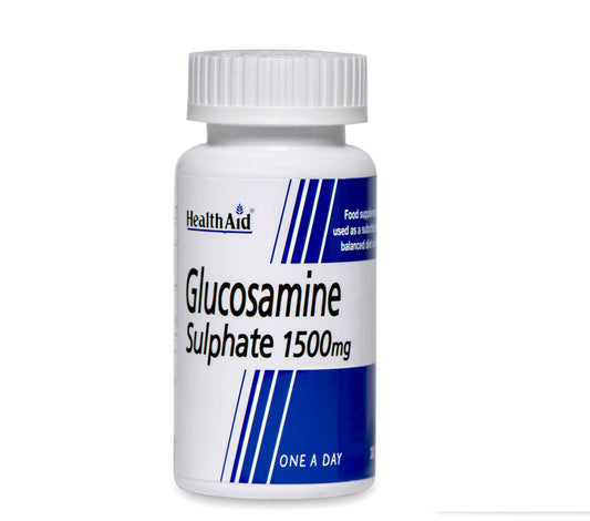 HealthAid Glucosamine Sulphate 2KCI 1500 mg Tablets - Swadesiicart