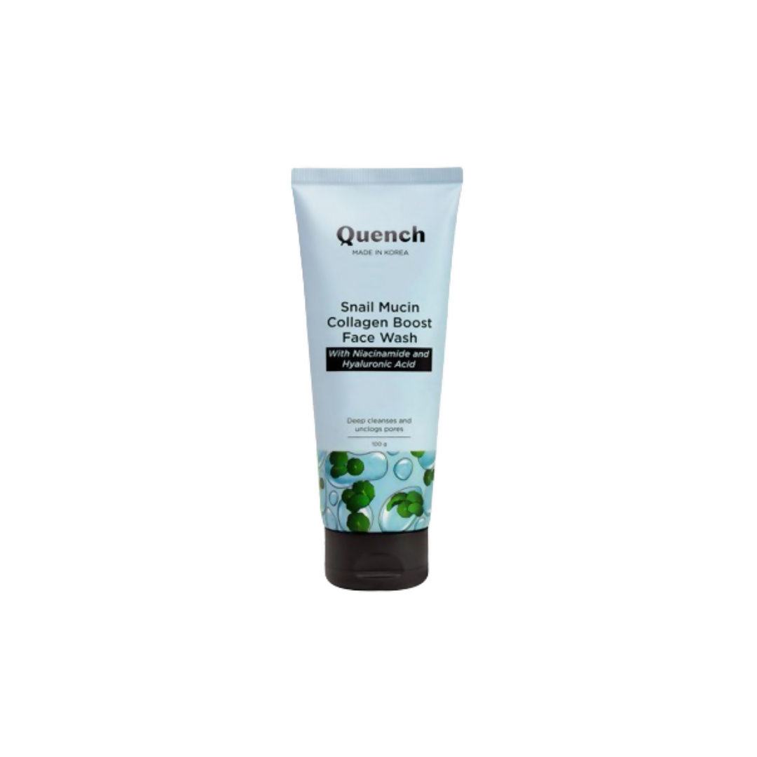 Quench nail Mucin Collagen Boost Face Wash | Swadesiicart