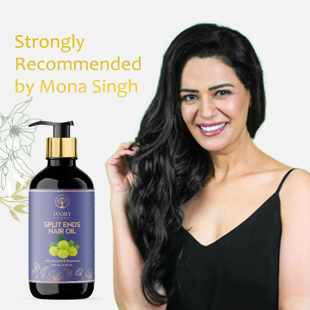 Ivory Natural Splits Ends Repair Hair Oil - Natural Hair Therapy For Split Ends And Hair Wellness | Swadesiicart