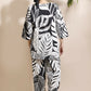 Breathables Nature-Inspired Cotton Co-Ord Set – Hip-Length Kurta & Pants Black