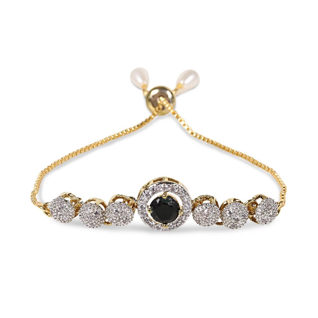 Rhodium-Plated Alloy Bracelets - The Pari - Swadesiicart