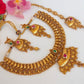 Gold-Polished Semi Bridal Set - Mokshi Collections