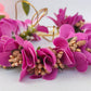 Arificial Purple Orchids Flower Gajra