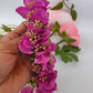 Arificial Purple Orchids Flower Gajra
