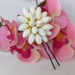 Artificial Jasmine Flower Brooch