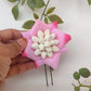 Baby Pink Flower Brooch