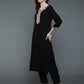 Antaran Black Rayon Embroidered Kurta Pant Set - Swadesiicart