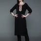 Antaran Black Rayon Embroidered Kurta Pant Set - Swadesiicart