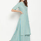 Antaran Blue Cotton Yarn Dyed Striped Kurta - Swadesiicart
