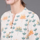 Antaran Off White Cotton Printed Cotton Flex Tunic With Box Pleat - Swadesiicart