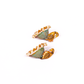 Gold-Polished Alloy Peacock Shape Jhumki Earrings - The Pari - Swadesiicart