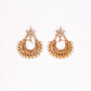 Gold-Polished Alloy Pearl And Kundan Choker Necklace Set - The Pari | Swadesiicart