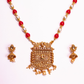 Gold-Polished Alloy Pearl And Beads Mala Pendant Set - The Pari | Swadesiicart