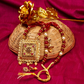 Gold-Polished Alloy Pearl And Beads Mala Pendant Set - The Pari | Swadesiicart