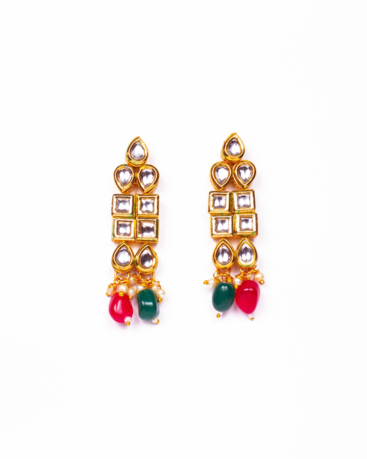 Gold-Polished Alloy Kundan Designer Choker Necklace Set - The Pari | Swadesiicart