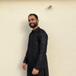 Black Mirror Designer Kurta by Hilo Design