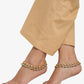 White Gold-Polished Anklets Set Of 2 - Ruby Raang | Swadesiicart