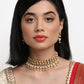 Kundan Choker With Earrings - Ruby Raang | Swadesiicart