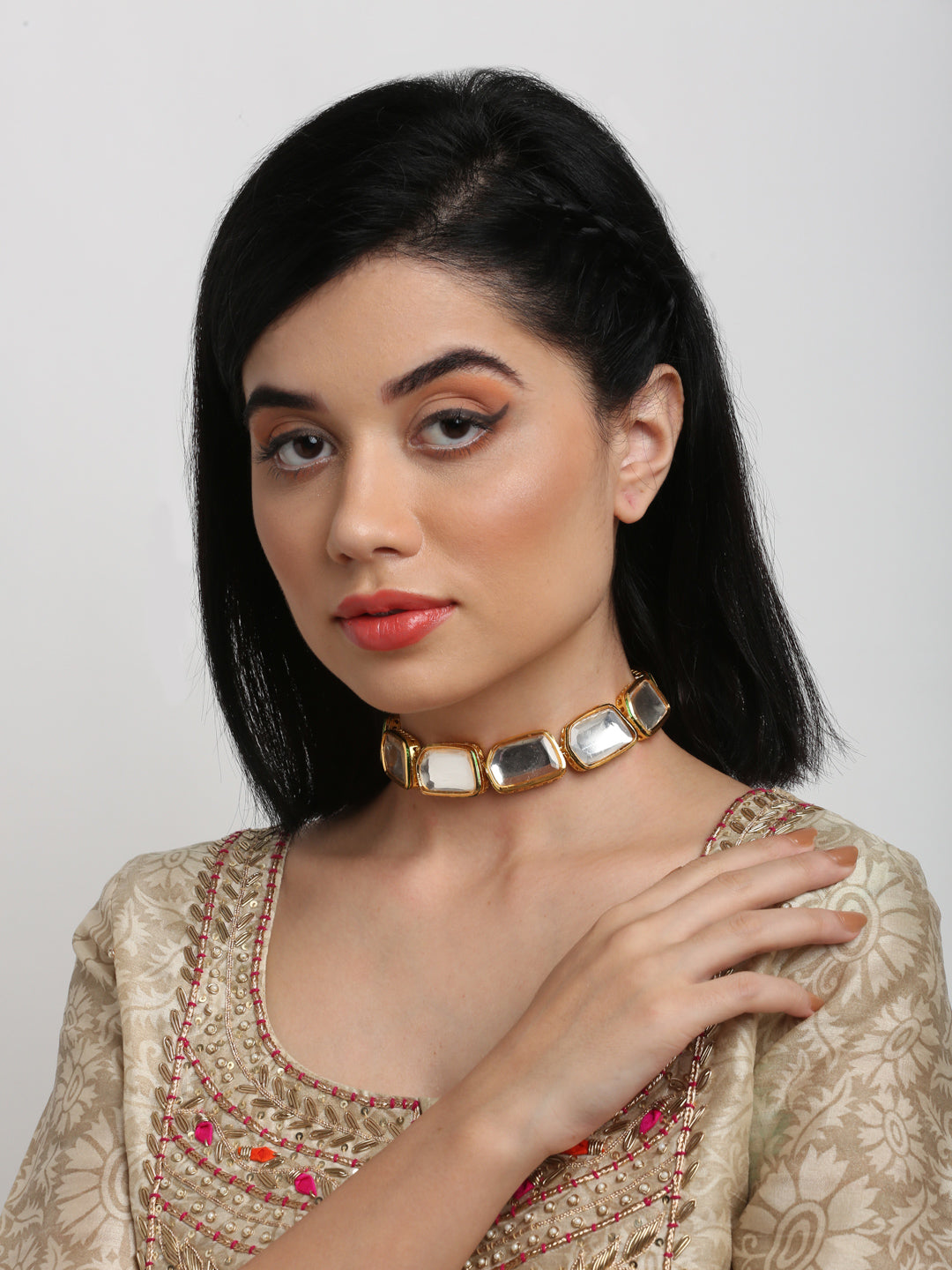 Kundan Choker - Ruby Raang | Swadesiicart