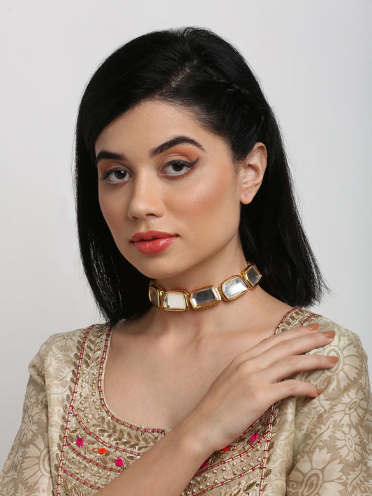 Kundan Choker - Ruby Raang | Swadesiicart
