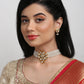 Kundan Choker With Pearls, Earrings - Ruby Raang | Swadesiicart