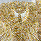 Lorenvalley Fashion Yellow Pure Faux Georgette Zigzag Print Fully Flair Anarkali Pant With Dupatta - Yellow - Swadesiicart