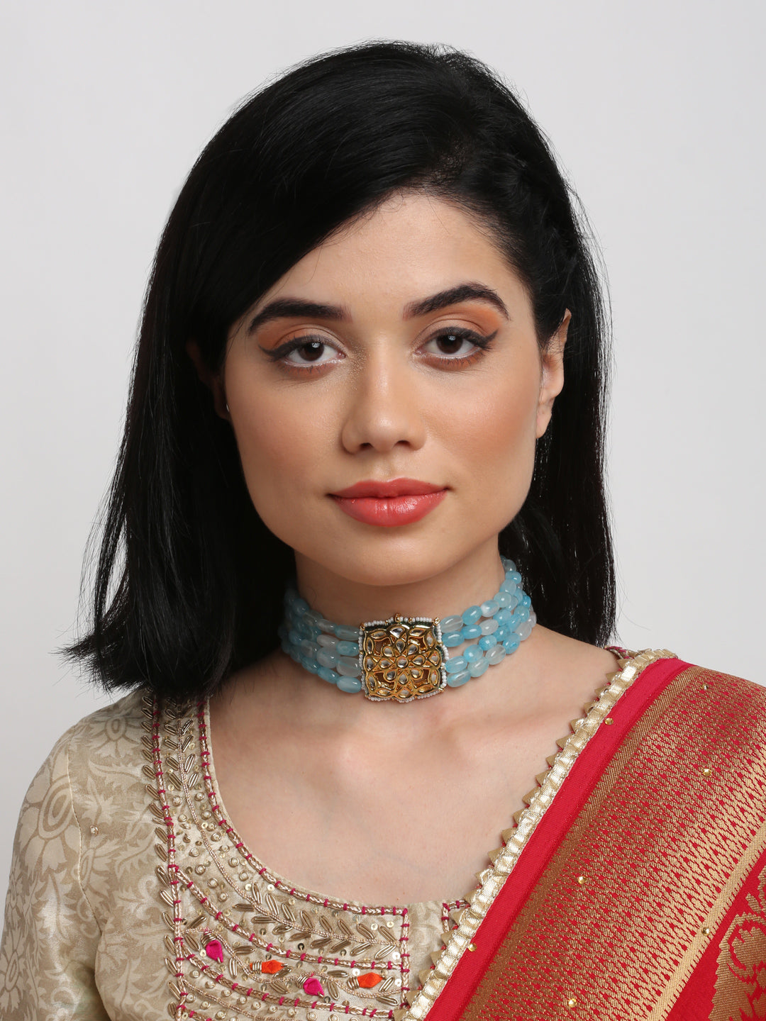 Kundan Choker - Ruby Raang | Swadesiicart