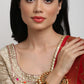Multi Embellished Bangle Set Of 2 - Ruby Raang - Ruby Raang Studio