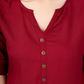 House of RP Women Maroon Rayon Solid Casual Tunic | Swadesiicart