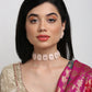 Kundan Choker With Pearls, Earrings & Maang Tikka - Ruby Raang | Swadesiicart