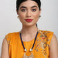 Stone Kundan Neckpiece With Studs - Ruby Raang - Ruby Raang Studio