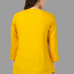 House of RP Women Yellow Rayon Embroidered Flared Tunic | Swadesiicart