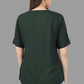 House of RP Women Green Rayon Solid Casual Tunic | Swadesiicart