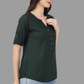 House of RP Women Green Rayon Solid Casual Tunic | Swadesiicart
