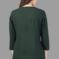 House of RP Women Green Rayon Embroidered Flared Tunic | Swadesiicart