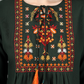 House of RP Women Green Rayon Embroidered Flared Tunic | Swadesiicart