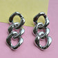 Silver Partywear Earrings By House of Ree | Swadesiicart
