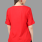 House of RP Women Red Rayon Solid Casual Tunic | Swadesiicart