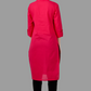 House of RP Women's Pink Solid Cotton Straight Kurta | Swadesiicart