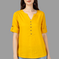 House of RP Women Yellow Rayon Solid Casual Tunic | Swadesiicart