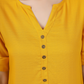 House of RP Women Yellow Rayon Solid Casual Tunic | Swadesiicart