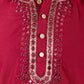 Bluesaanchi Men's Mirror Magic Red Kurta Set | Swadesiicart